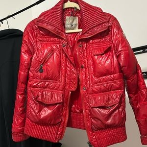 Moncler Red Puffer Jacket Women’s sz small/xsmall